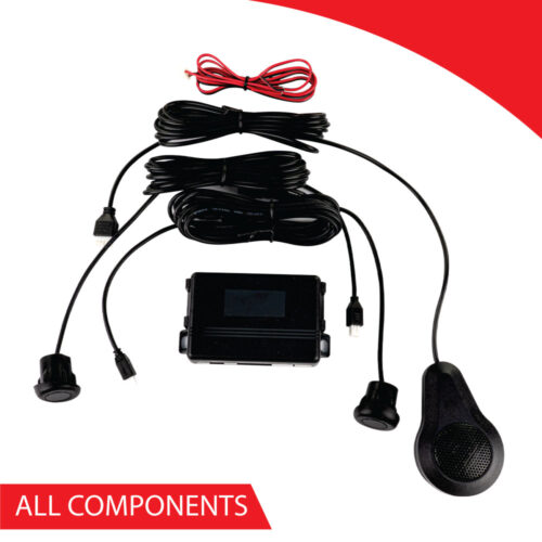 Car 2 Matt Parking Sensors For Hilux Distance Detection + Sound Warning - Image 2