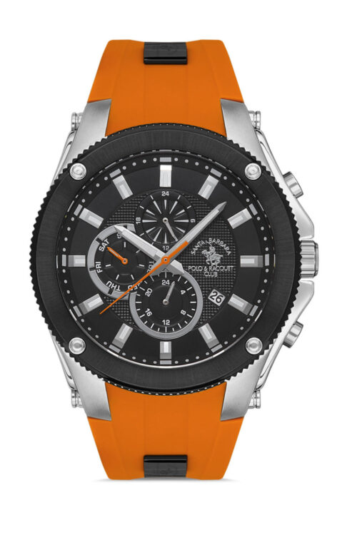 SANTA BARBARA PRIVE MENS SILICON STRAP WATCH - SB.1.10402-3 - Image 7