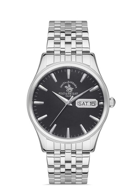 SANTA BARBARA NOBLE MENS STAINLESS STEEL STRAP WATCH - SB.1.10421-1 - Image 6