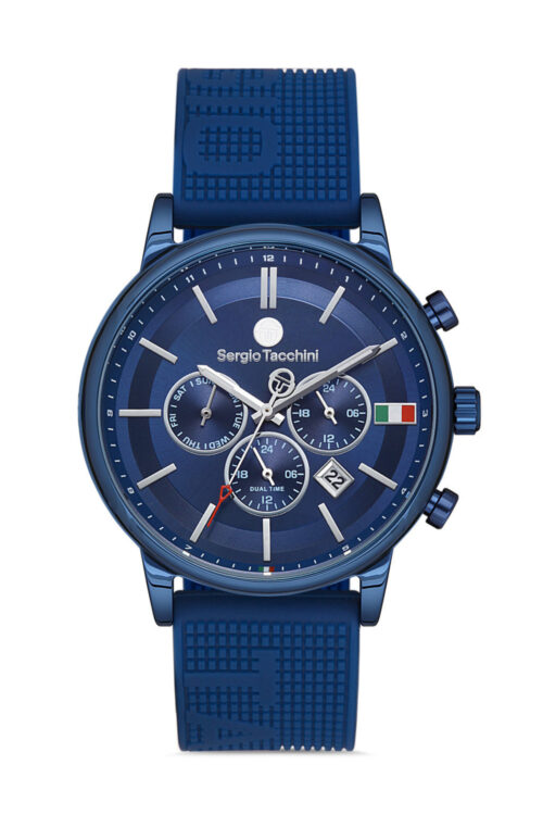 SERGIO TACCHINI STREAMLINE MENS SILICON STRAP WATCH - ST.1.10257-6 - Image 7