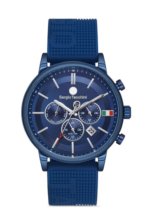 SERGIO TACCHINI STREAMLINE MENS SILICON STRAP WATCH - ST.1.10257-6 - Image 5