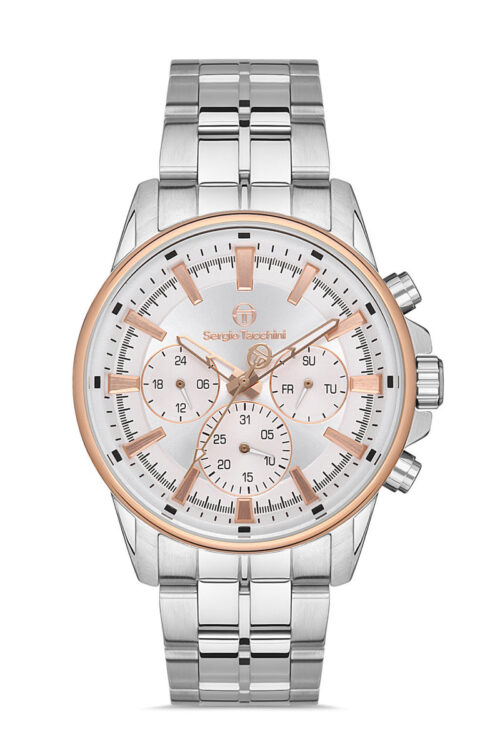 SERGIO TACCHINI ARCHIVIO MENS STAINLESS STEEL STRAP WATCH - ST.1.10319-4 - Image 5