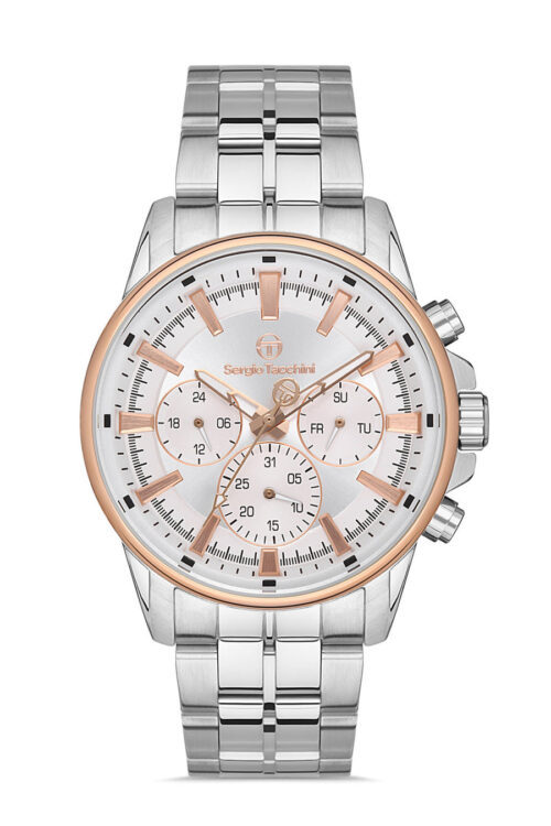 SERGIO TACCHINI ARCHIVIO MENS STAINLESS STEEL STRAP WATCH - ST.1.10319-4 - Image 6