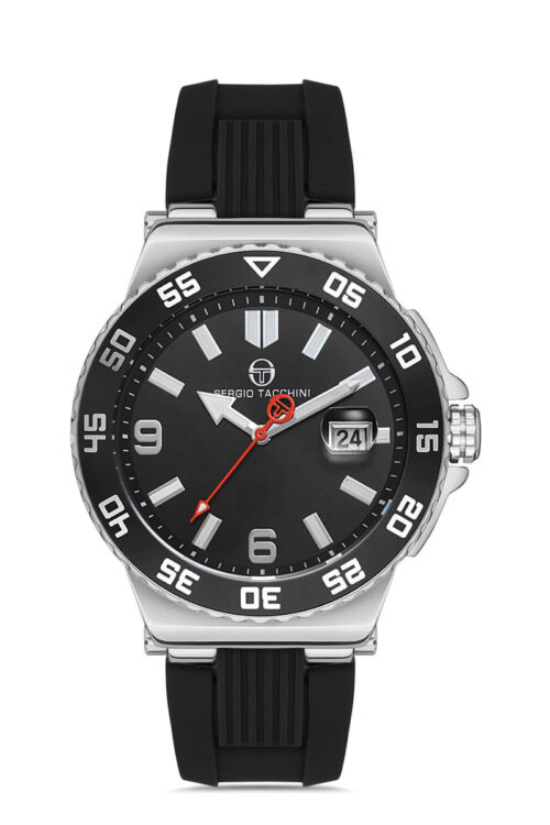 SERGIO TACCHINI ARCHIVIO MENS SILICON STRAP WATCH - ST.1.10326-1 - Image 5