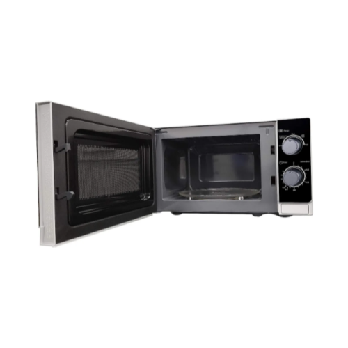 Sharp 20 Liter 800 Watts Black Finished Door Microwave Oven with Defrost Function Size (L x W x H) 45 x 25 x 35 cm R-20CT(S) Silver 1 year warranty. - Image 3