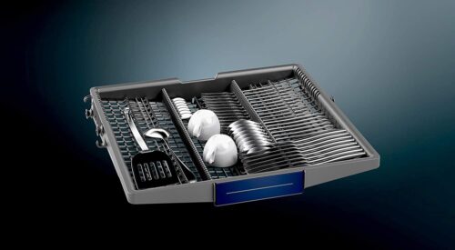 Siemens 6 Programmes Free Standing Dishwasher, Silver - SN236I10NM - Image 4