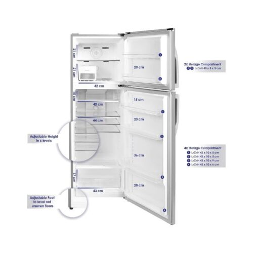 SuperGeneral360LitersGrossCompactDoubleDoorRefrigerator-FreezerNo-FrostLED-lightInoxSGR360I1YearWarranty-seven-wonder-220jpg - Tradedubai.ae Wholesale B2B Market - Tradedubai.ae Wholesale B2B Market