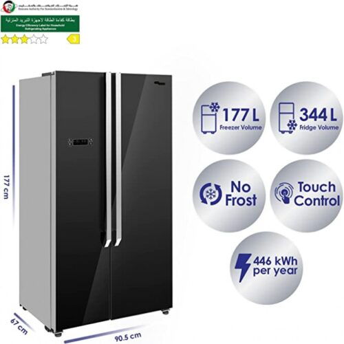 SuperGeneral600LitersGlassBlackSideBySideRefrigeratorSGR860SBSBLK-seven-wonder-JXif-image1jpg - Tradedubai.ae Wholesale B2B Market - Tradedubai.ae Wholesale B2B Market