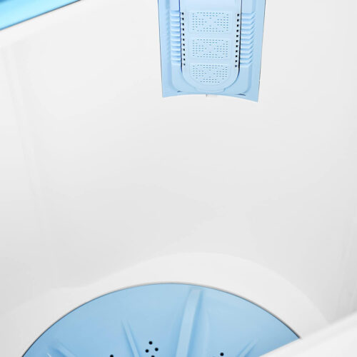 Super General 7 kg Twin-tub Semi-Automatic Washing Machine, White/Blue, efficient Top-Load Washer with Lint Filter, Spin-Dry, SGW-75, 76.1 x 44.8 x 90.5 cm, 1 Year Warranty - Image 4