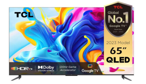 TCL 65 Inch 4K QLED HDR 10+ Smart TV Dolby Vision Atmos Game Master Wide Colour Gamut Quantum Dot Technology 65C645 - 1 Year Warranty (2023 Model ) - Image 2