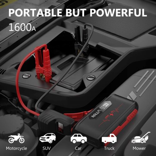 UTRAI Jstar 3 Car Jump Starter with LCD Screen Portable Power Pack - Image 3
