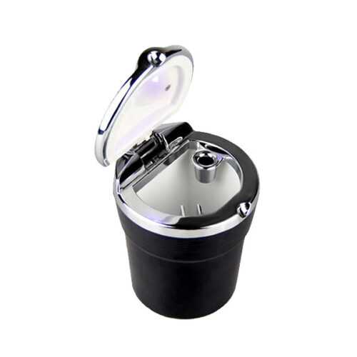 Portable Car Ashtray Cylinder Auto Smokeless Stand Holder Cigarette Ashtray