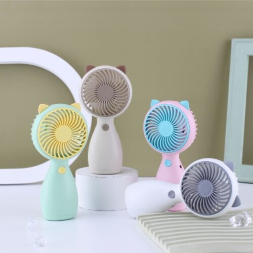 Dd8103b Kitten Handheld Desktop Rechargeable Fan (Lead-Acid Battery 250mah) MOQ:1 BOX