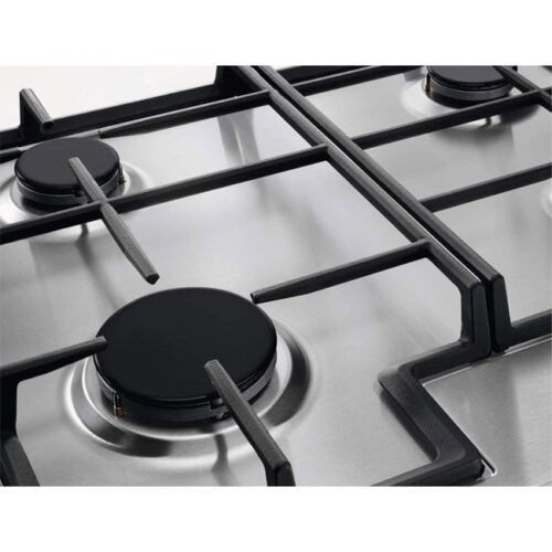 Zanussi ZGH66424XS Built-in Gas hob Stainless Steel ?Plate (Integrated, Gas Hob, Stainless Steel, Stainless Steel, Enameled, 1000 W) - Image 4
