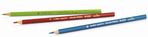 Dolphin SUPERB SMOOTH Ergonomic triangular shape 36 Colored Pencils - 1200 - Image 2