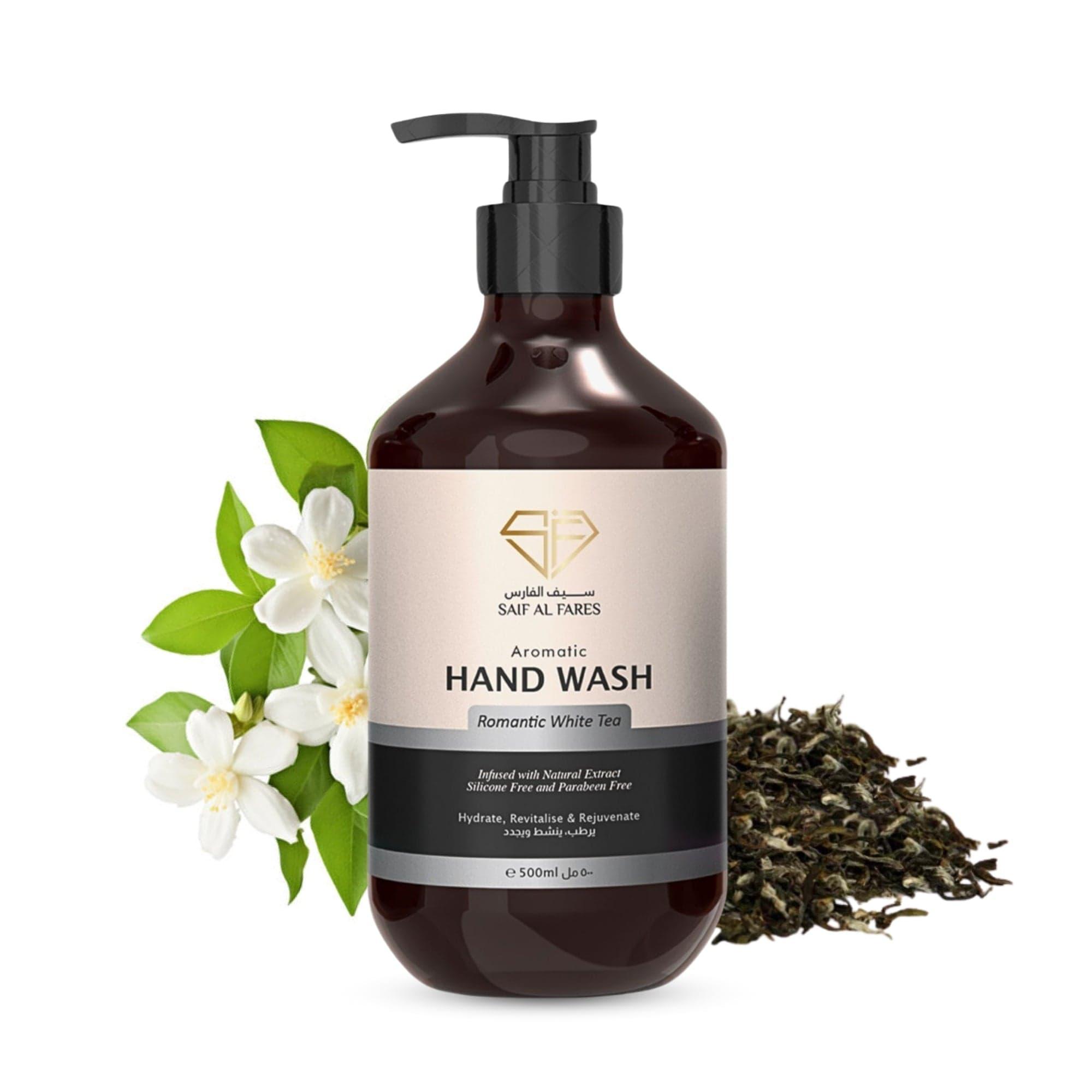aromatic-hand-wash-romantic-white-tea-500ml-aromatic-hand-wash-romantic-white-tea-500ml-48150456238379jpg AROMATIC HAND WASH ROMANTIC WHITE TEA 500ML - Image 1
