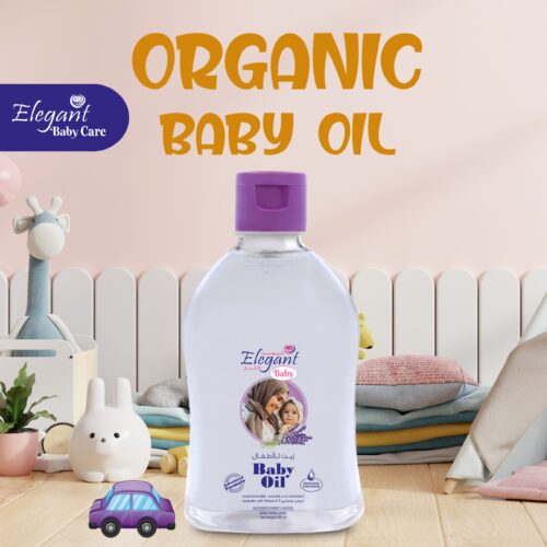 500ml Elegant Lavender Baby Oil - Image 2