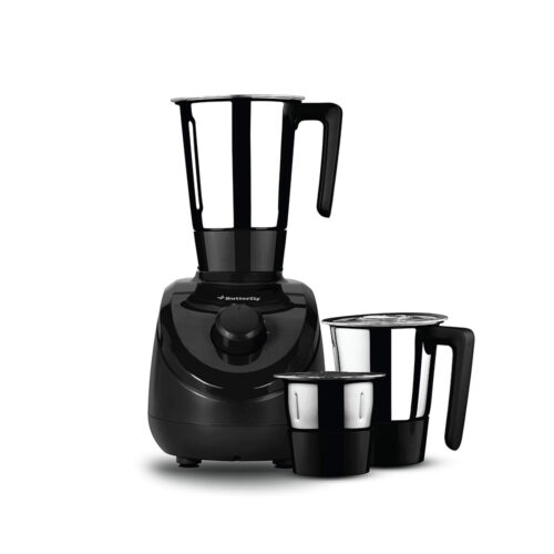 Butterfly Elegant 3 Jar Mixer Grinder 750W, Black, BEL17457