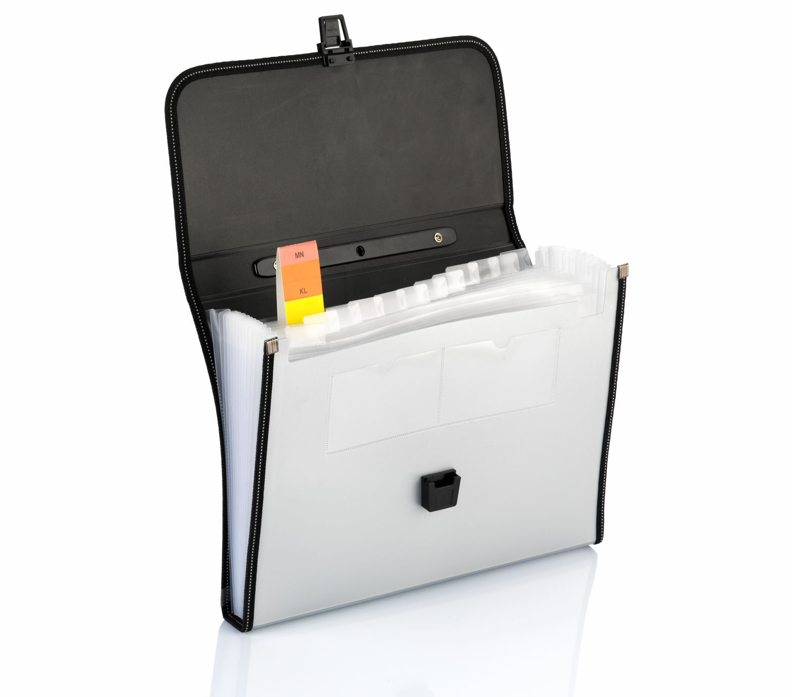 d26df789-679d-4b3e-973a-8285676cf9e9png 13 Pockets Expanding File Folder with Handle and Lid -DF-880 - Image 1