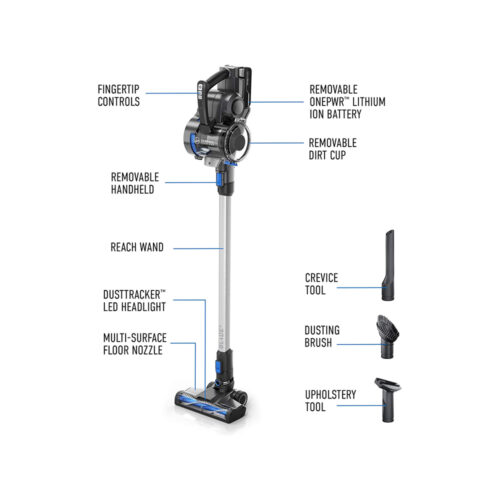 Hoover Onepwr Blade+ Cordless Stick Vacuum Cleaner Black, Clsv B3Me