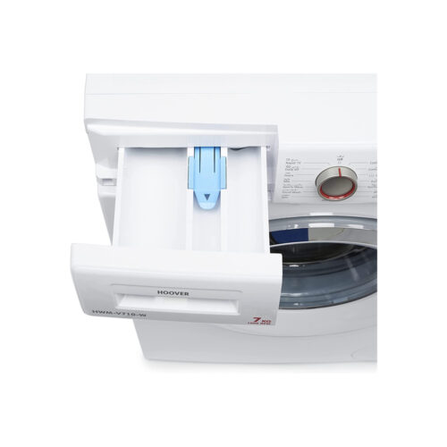 Hoover Washing Machine Front Load Fully Automatic, 7KG 1000 RPM, White, Made in Turkey, HWM-V710-W