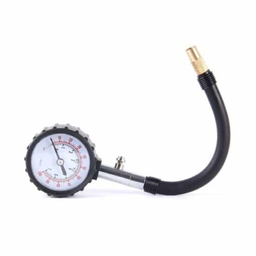 Precision Tire Pressure Gauge Dial Mechanical Tire Gauge with Flexible Hose and Angled Chuck, Certificated Accuracy Analog Air Pressure Gauge for Cars, Trucks, Bicycles PCT-6231 - Image 4