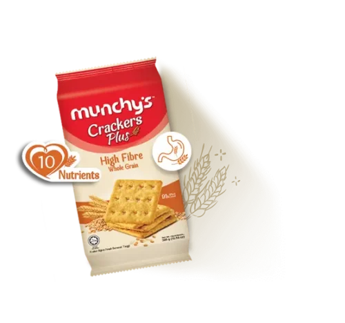 MUNCHYS CRACKER PLUS WHOLE GRAIN 300G
