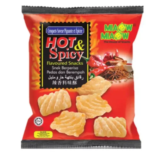 MIAOW HOT & SPICY SNACKS 50G