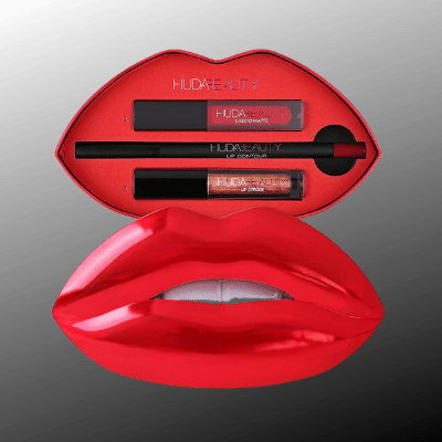HUDA BEAUTY SET OF LIP PENCIL + MINI LIQUID LIPSTICK + MINI LIP GLOSS - Tradedubai.ae Wholesale B2B Market
