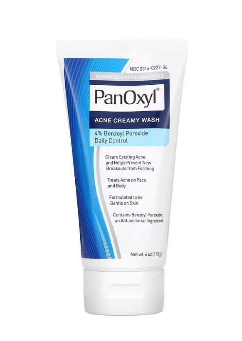 PanaOxyl ACNE CREAMY WASH 4% Benzoyl Peroxide Daily Control 170g