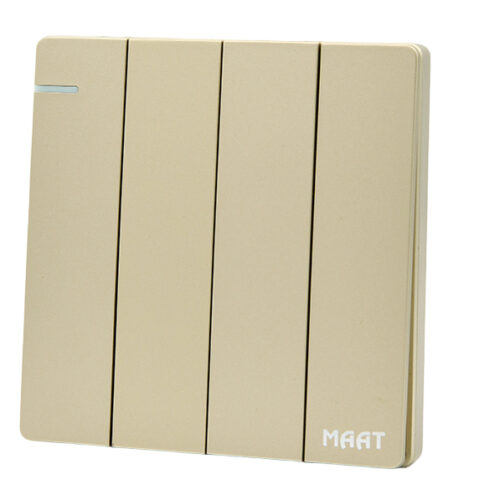 16A 4 Gang 2 Way Wall Light Switch