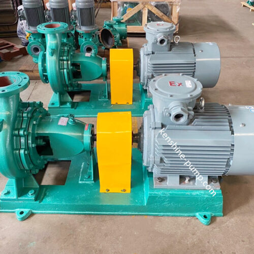 Horizontal single stage end suction centrifugal water pump