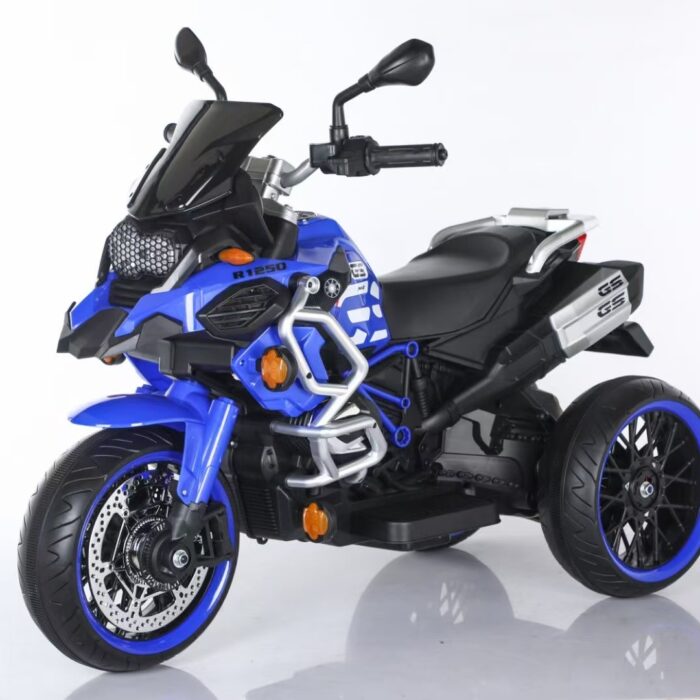 Battery Operated Power Riding Motorcycle for Kids Three Wheel Ride-on Motorbike with Hand Accelerator, Electric Sit and Drive Toy Gift for Boys, Best Racing Bike (Blue) - Tradedubai.ae Wholesale B2B Market