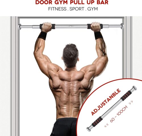 Adjustable Door Pull Up Bar, Wide Grip, Foam Chin-Up, Heavy Duty Metal, Home Fitness Door Exercise Bar - DG8083-2 - Tradedubai.ae Wholesale B2B Market Adjustable Door Pull Up Bar, Wide Grip, Foam Chin-Up, Heavy Duty Metal, Home Fitness Door Exercise Bar - DG8083-2 - Tradedubai.ae Wholesale B2B Market