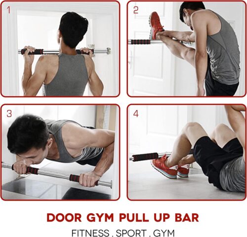 Adjustable Door Pull Up Bar, Wide Grip, Foam Chin-Up, Heavy Duty Metal, Home Fitness Door Exercise Bar - DG8083-2 - Tradedubai.ae Wholesale B2B Market Adjustable Door Pull Up Bar, Wide Grip, Foam Chin-Up, Heavy Duty Metal, Home Fitness Door Exercise Bar - DG8083-2 - Tradedubai.ae Wholesale B2B Market