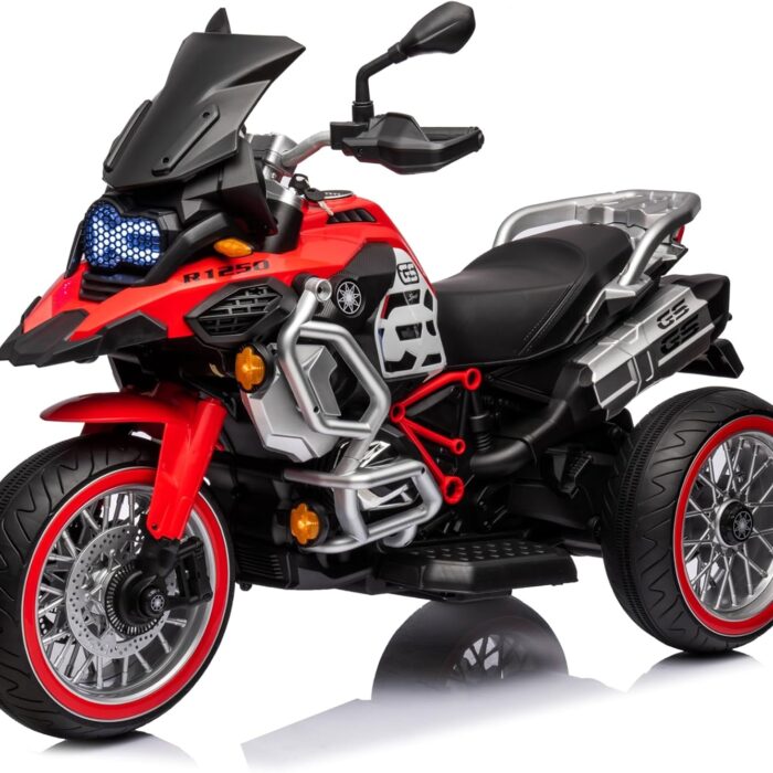 Battery Operated Power Riding Motorcycle for Kids Three Wheel Ride-on Motorbike with Hand Accelerator, Electric Sit and Drive Toy Gift for Boys, Best Racing Bike (Red) - Tradedubai.ae Wholesale B2B Market