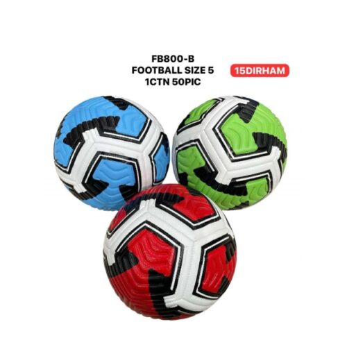 Football Soccer Ball Size 5 for Adult Youth Kids, Pro & Beginner Soccer Ball, Backyard Outdoor Practice Ball FB800-B