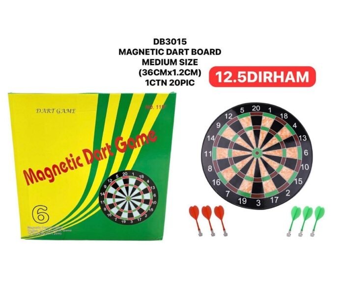 MAGNETIC DART BOARD MEDIUM SIZE DB3015