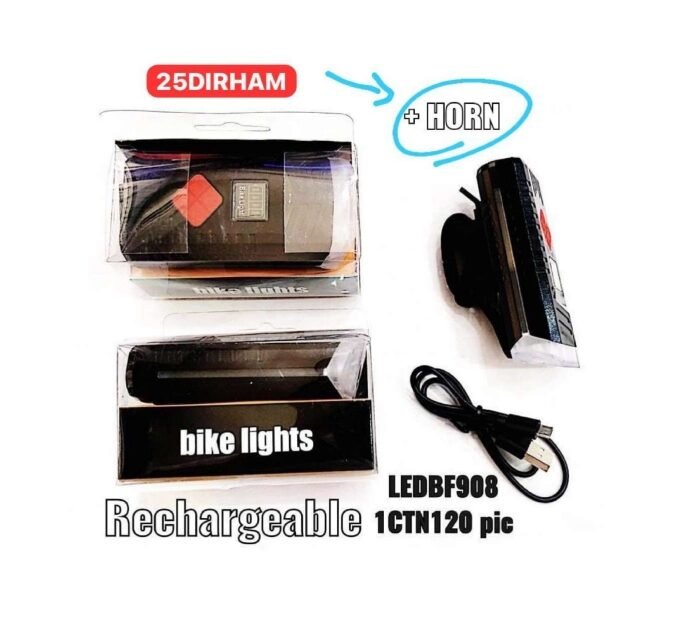 Rechargeable bike lights LEDBF908