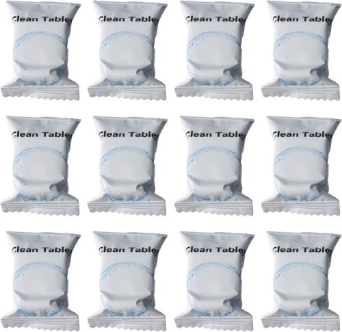 12-Piece Toilet Bowl Cleaner Bathroom Deodorant Effervescent Tablets White