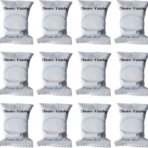 12-Piece Toilet Bowl Cleaner Bathroom Deodorant Effervescent Tablets White
