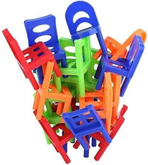 18-Piece Mini Stacking Intelligence Plastic Balance Chair Toy - Tradedubai.ae Wholesale B2B Market 18-Piece Mini Stacking Intelligence Plastic Balance Chair Toy ( Multicolor) - Tradedubai.ae Wholesale B2B Market