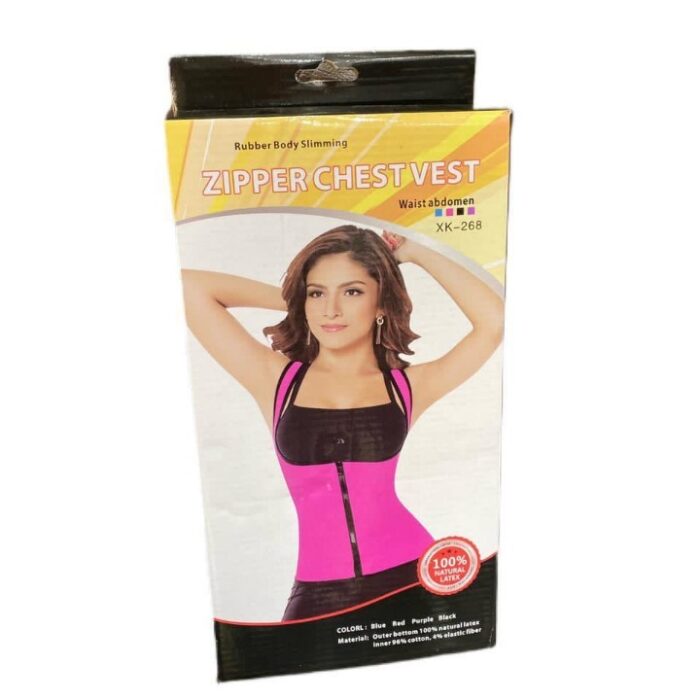 LORDEX Women's Neoprene Body Shaper, Hot Slimming Sweat Vest, Stomach Fat Burner, Compression Tummy Control Shapewear, Best Abdominal Trainer, Workout Sauna Suit for Weight Loss Large red