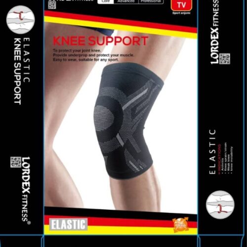 LORDEX Knee Sleeve, Compression Fit Support -for Joint Pain and Arthritis Relief, Improved Circulation Compression - Wear Anywhere