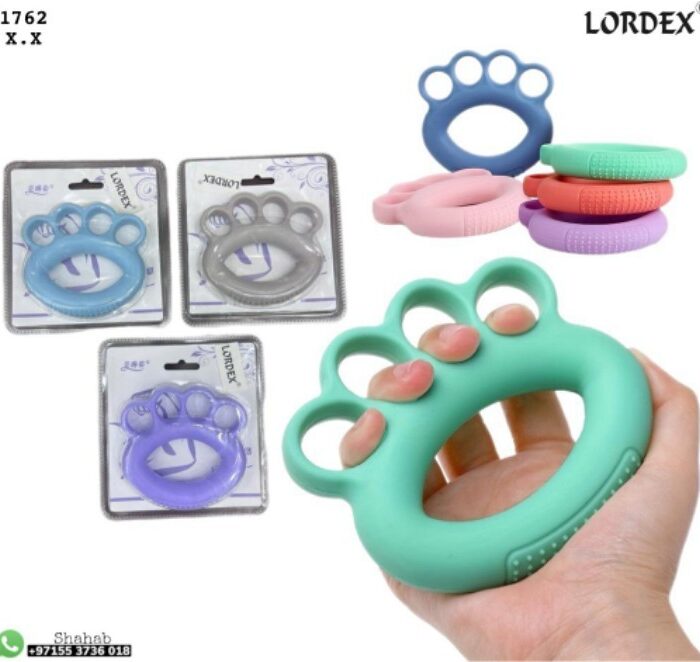 Lordex Four Finger Exercise Ring, Finger Flexibility Trainer Hand Grip Strengthening Tool TPR Hand Grip Strengthener Therapy Grip Exercise Ring for Hand Cramp Recovery - Tradedubai.ae Wholesale B2B Market