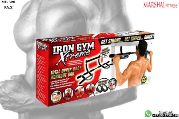 Lordex Iron Gym Total Upper Body Workout Bar - Extreme Edition