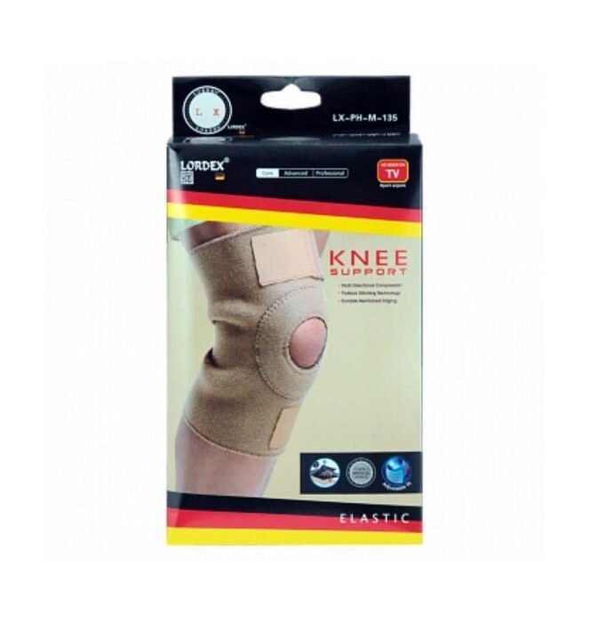 Lordex Knee Sleeve | Water-Resistant Athletic Compression Knee Brace for Swimming, Wakeboarding, Scuba Diving, Surfing, Waterskiing and Other Sports