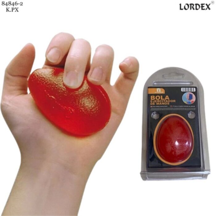 Lordex Gel Hand Balls, Stress Relieving Squeeze Balls, for Arthritis Hand, Finger, Grip Strengthening, Random Color