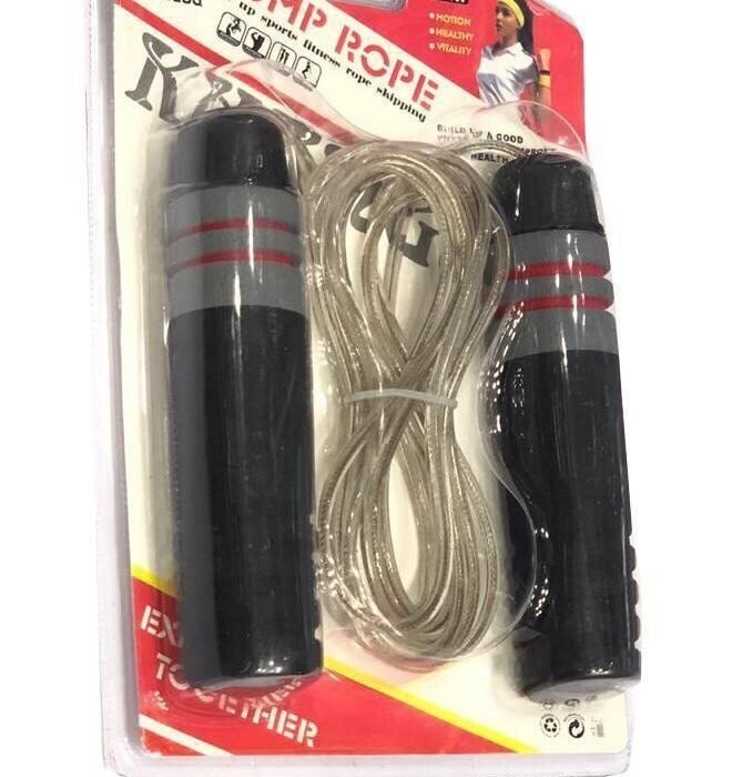 Lordex Jumping Rope Weight-bearing Skipping Rope Steel Wire Jump Rope Tangle-Free With Ball Bearing Rapid Rope Jump Fitnes Workout Equipment