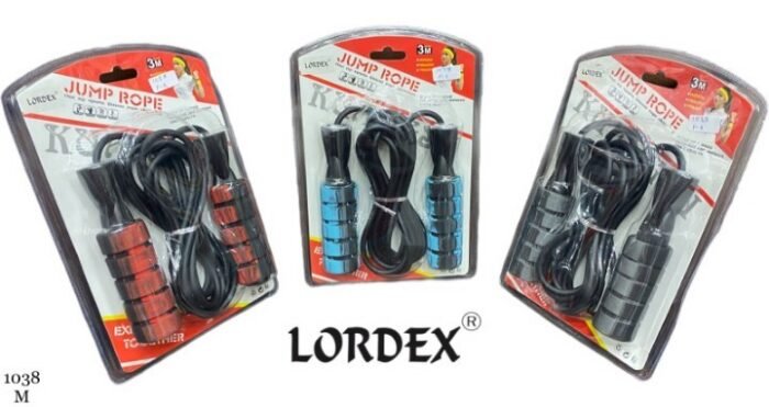 Lordex Jump rope For Fitness Speed Jump Rope Tangle-Free Anti-Slip Skipping Ropes Cable Bearings Steel Skipping Rope Gym Fitness Exercise Slim Body